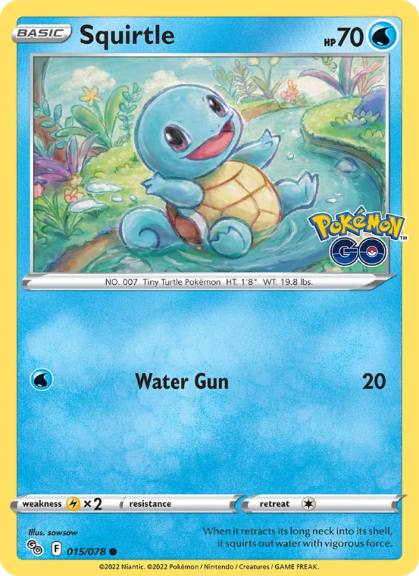 Squirtle Pokémon GO 015/78