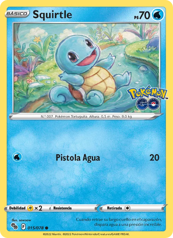 Squirtle Pokémon GO 015/78