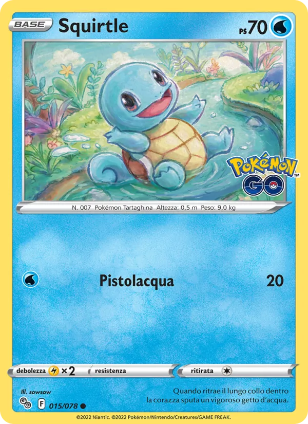 Squirtle Pokémon GO 015/78