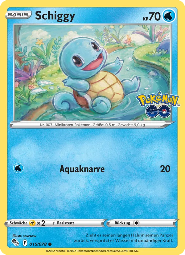 Schiggy Pokémon GO 015/78