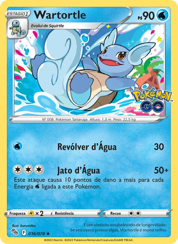 Wartortle Pokémon GO 016/78