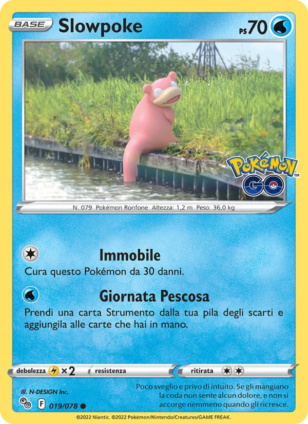Slowpoke Pokémon GO 019/78