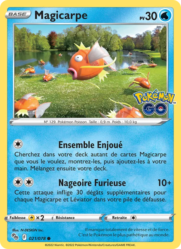 Magicarpe Pokémon GO 021/78