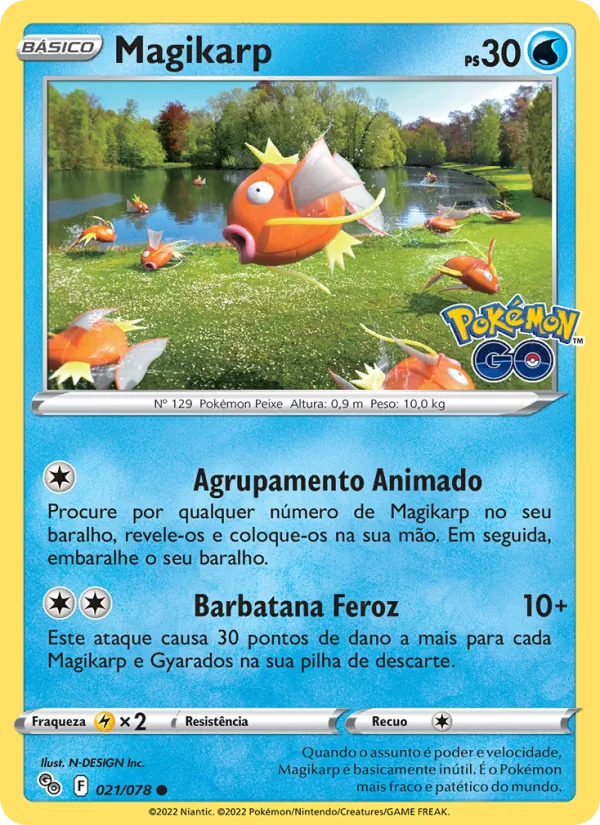 Magikarp Pokémon GO 021/78