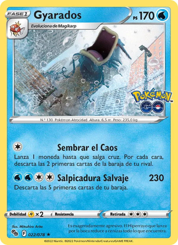 Gyarados Pokémon GO 022/78