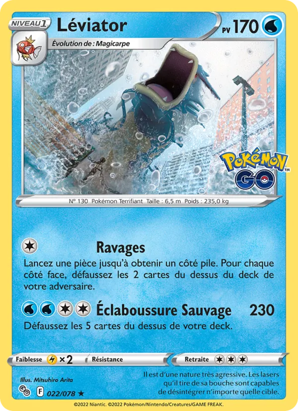 Léviator Pokémon GO 022/78