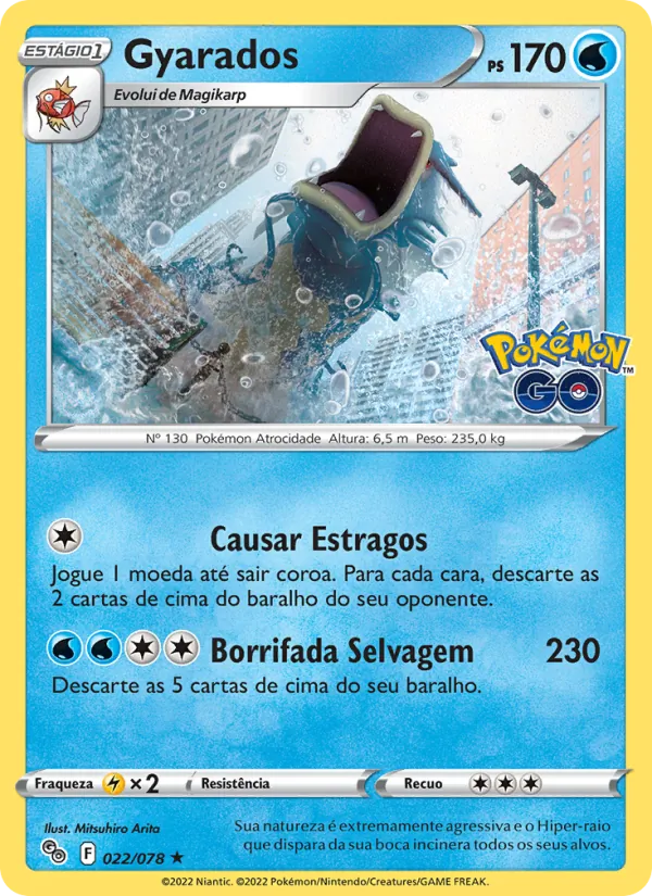 Gyarados Pokémon GO 022/78
