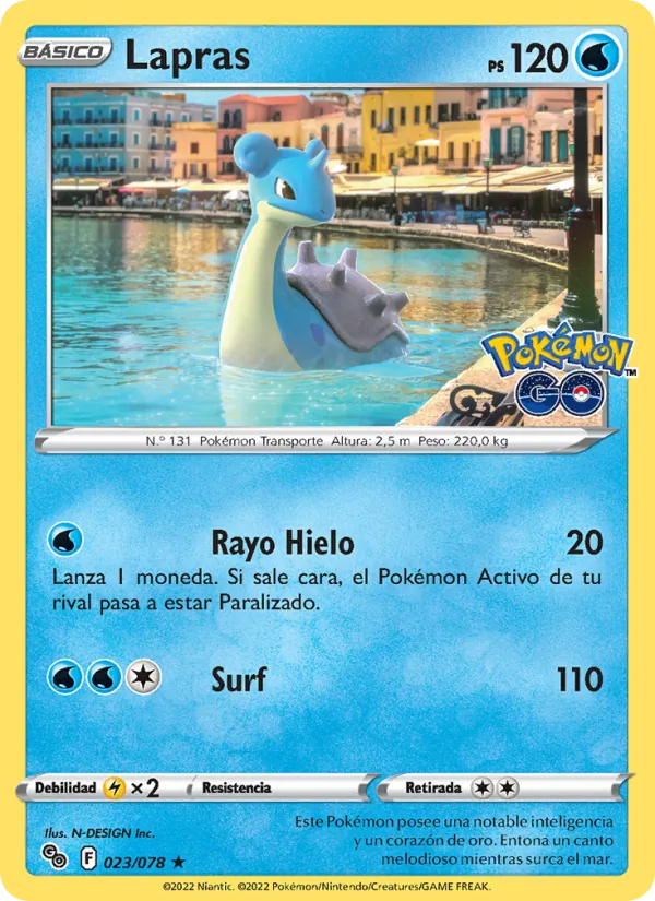 Lapras Pokémon GO 023/78