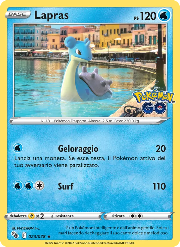 Lapras Pokémon GO 023/78