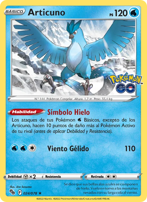 Articuno Pokémon GO 024/78