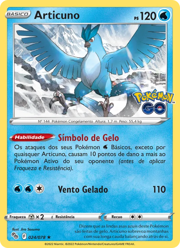 Articuno Pokémon GO 024/78