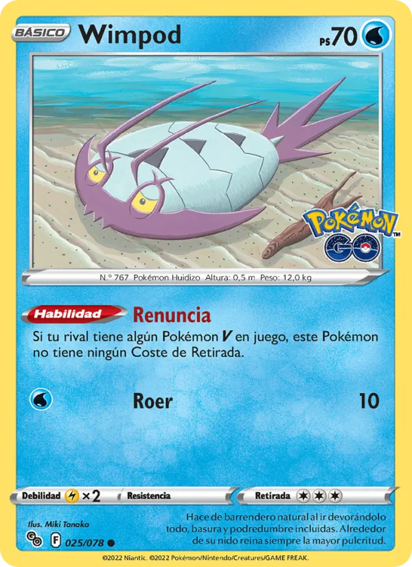 Wimpod Pokémon GO 025/78