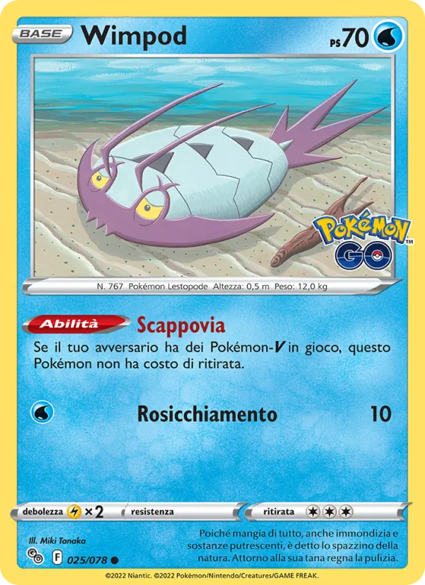 Wimpod Pokémon GO 025/78
