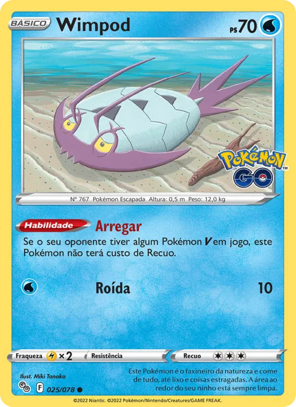 Wimpod Pokémon GO 025/78