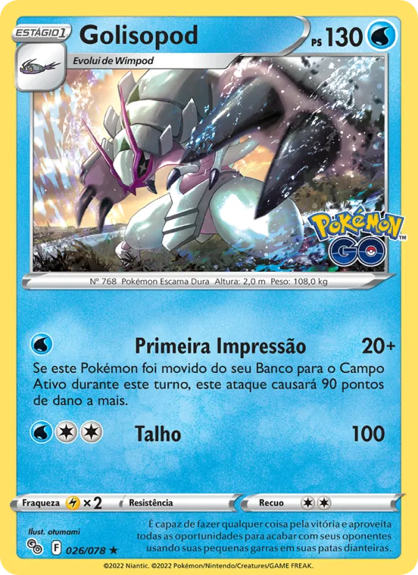 Golisopod Pokémon GO 026/78