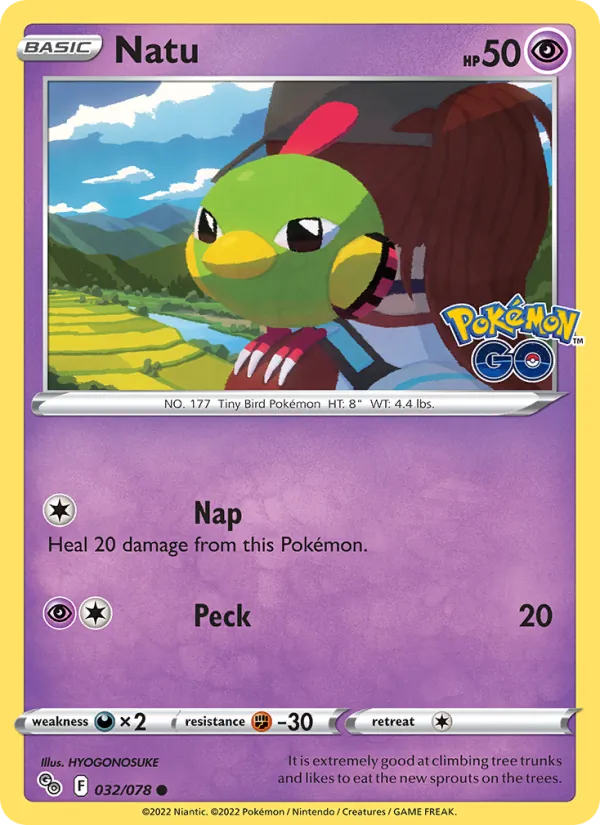 Natu Pokémon GO 032/78