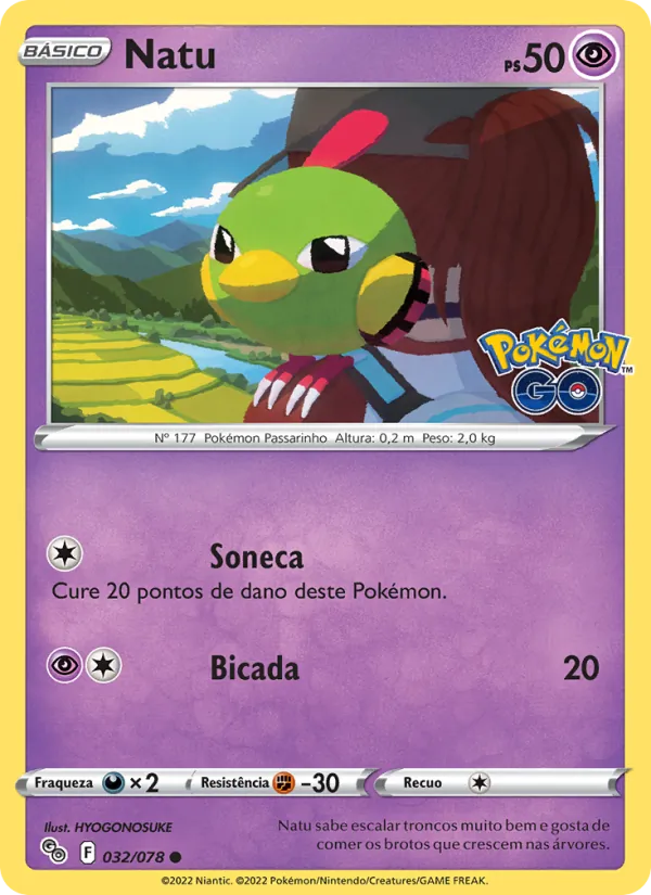 Natu Pokémon GO 032/78