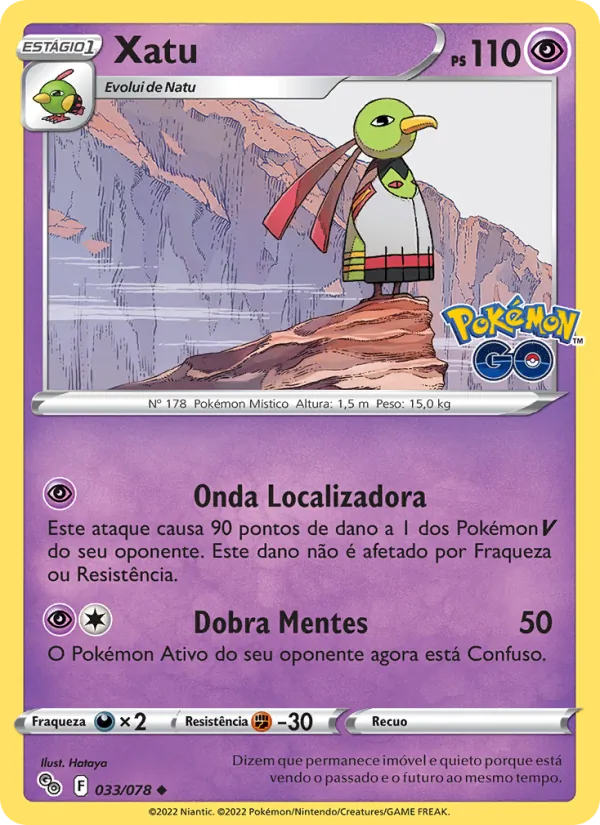 Xatu Pokémon GO 033/78