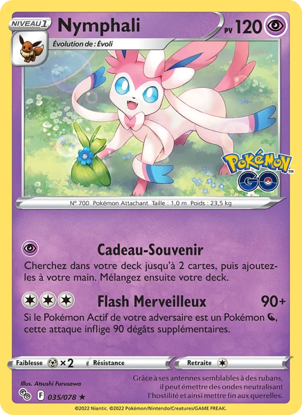 Nymphali Pokémon GO 035/78