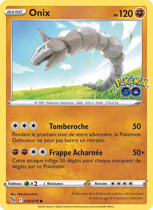 Onix Pokémon GO 036/78