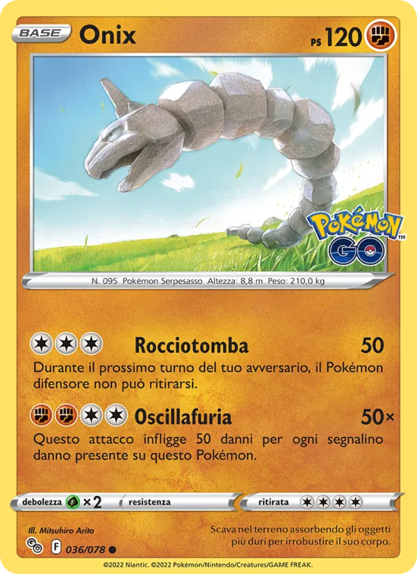Onix Pokémon GO 036/78