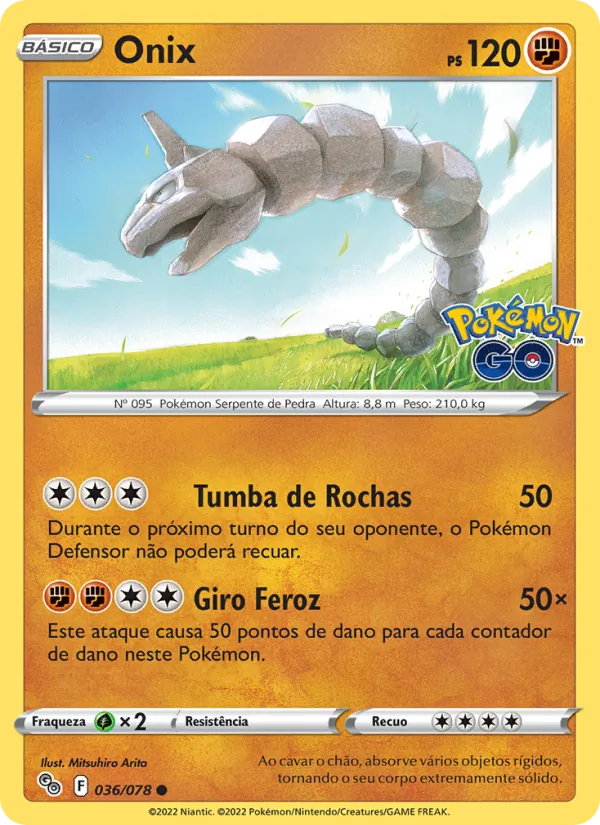 Onix Pokémon GO 036/78