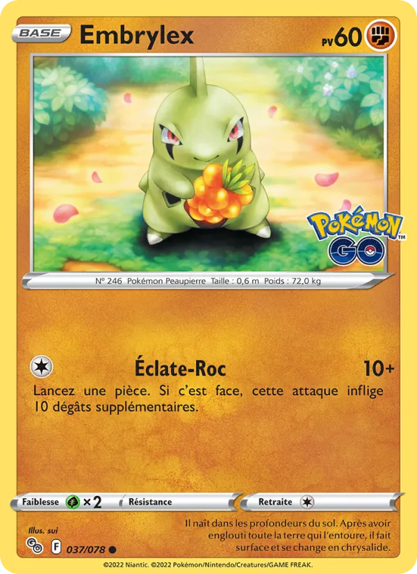 Embrylex Pokémon GO 037/78