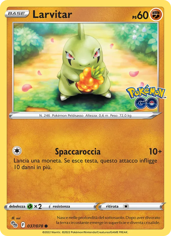 Larvitar Pokémon GO 037/78