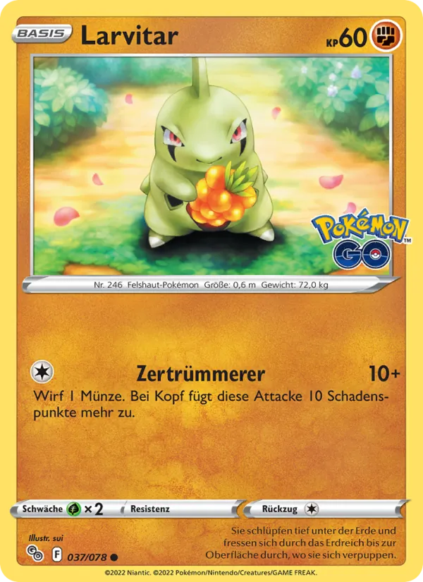 Larvitar Pokémon GO 037/78