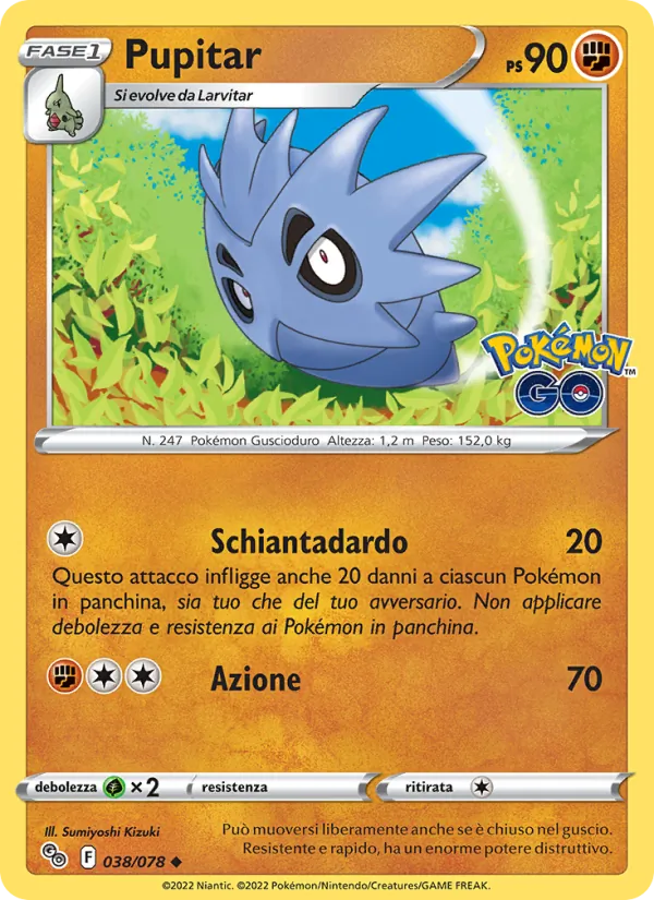 Pupitar Pokémon GO 038/78