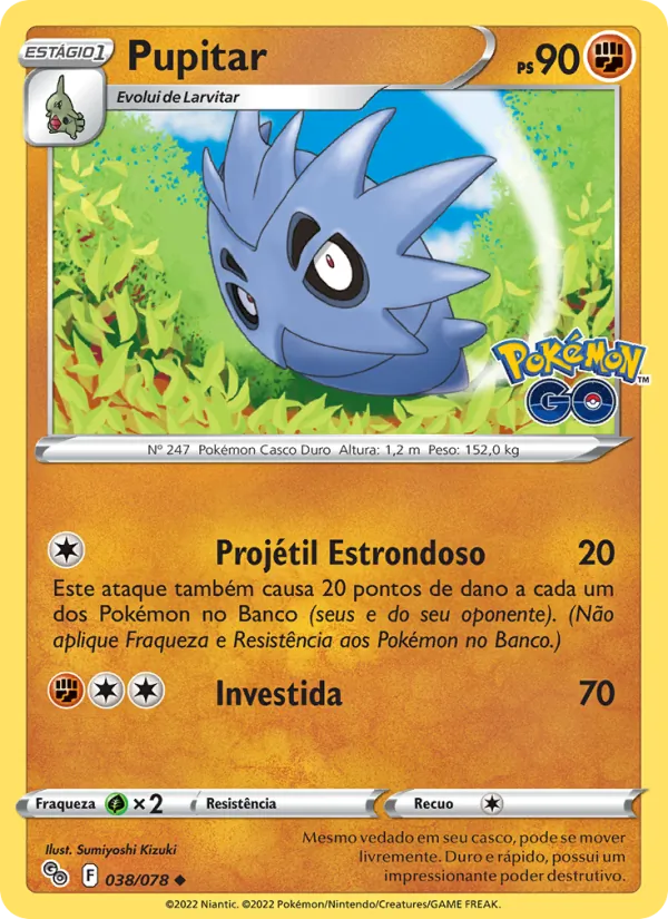 Pupitar Pokémon GO 038/78