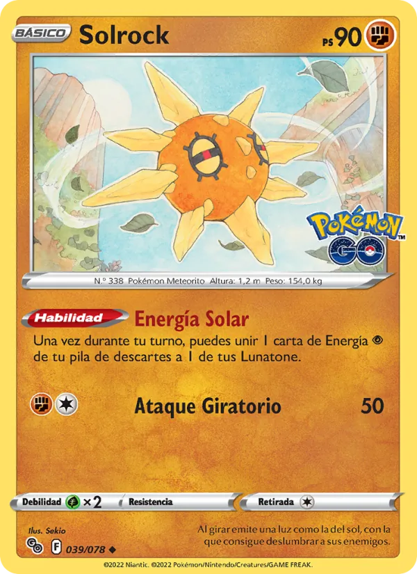 Solrock Pokémon GO 039/78