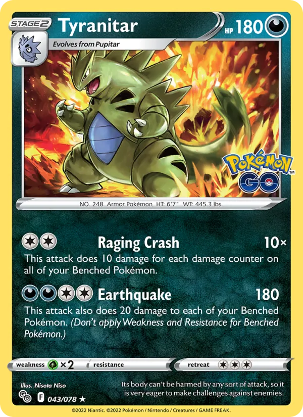 Tyranitar Pokémon GO 043/78