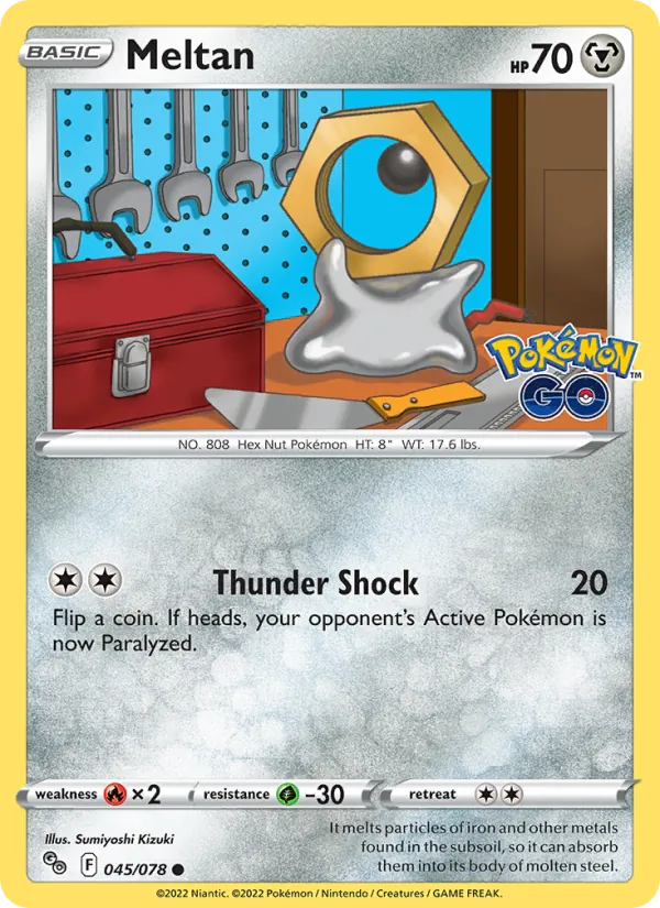 Meltan Pokémon GO 045/78