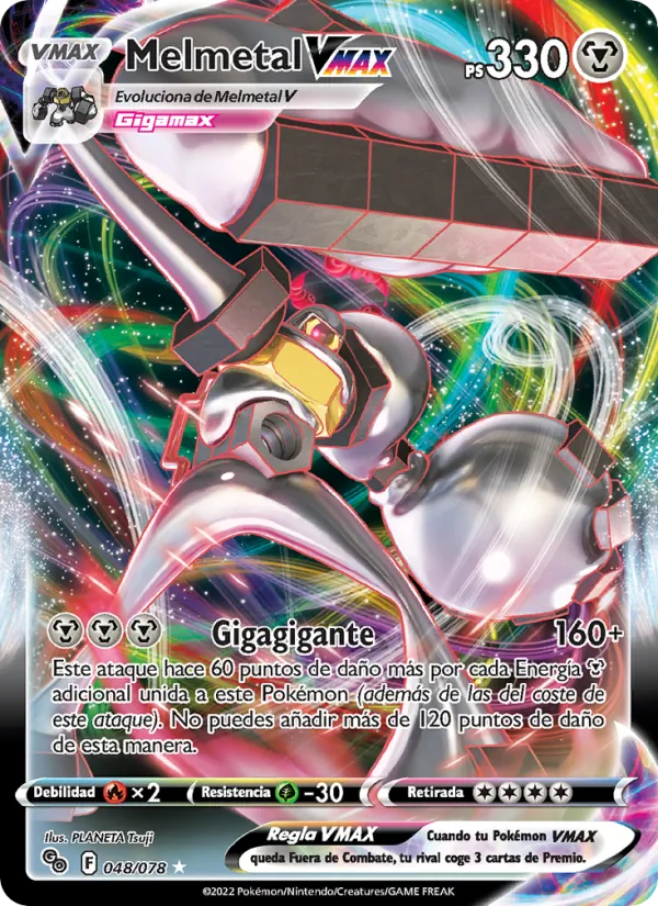 Melmetal VMAX Pokémon GO 048/78