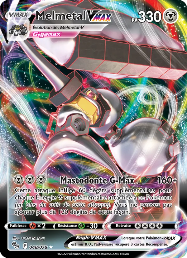 Melmetal VMAX Pokémon GO 048/78
