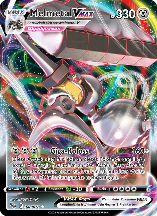 Melmetal VMAX Pokémon GO 048/78