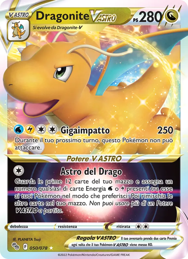 Dragonite V ASTRO Pokémon GO 050/78