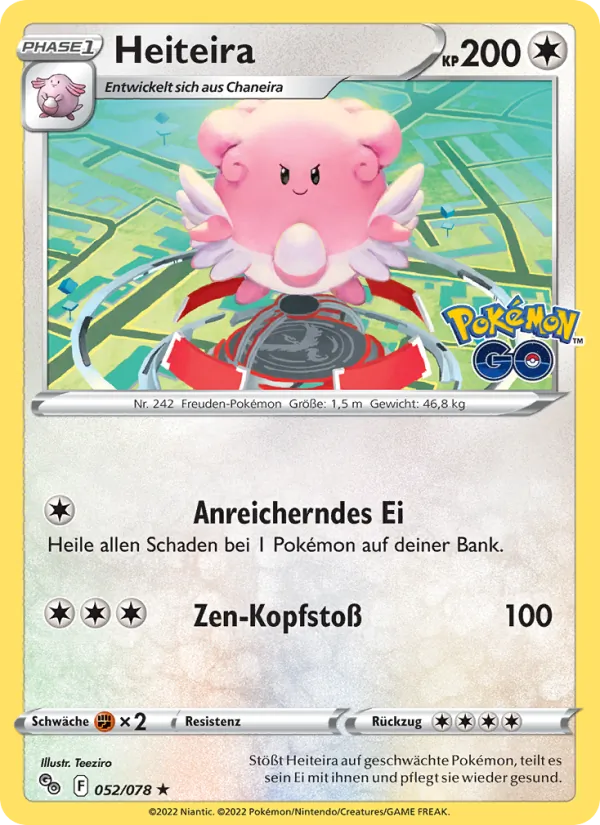 Heiteira Pokémon GO 052/78