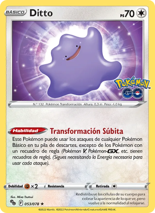 Ditto Pokémon GO 053/78
