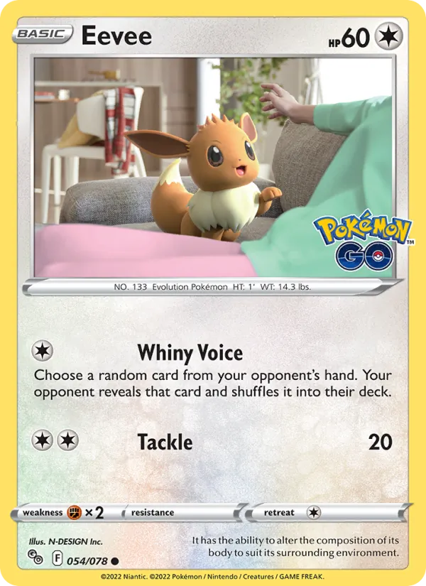 Eevee Pokémon GO 054/78