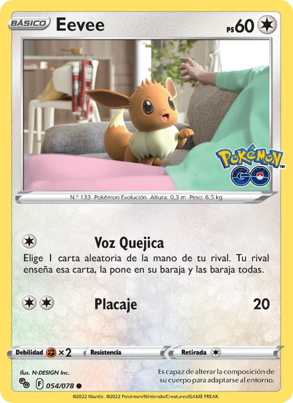 Eevee Pokémon GO 054/78