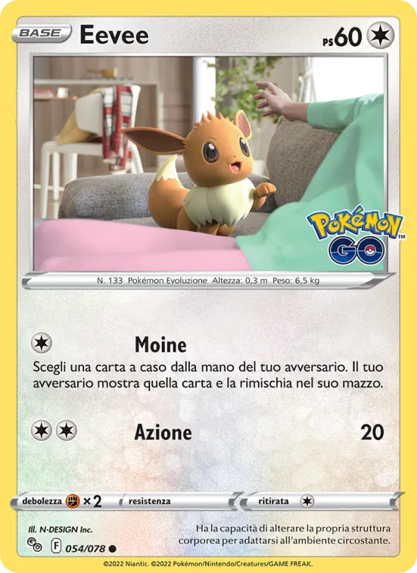 Eevee Pokémon GO 054/78