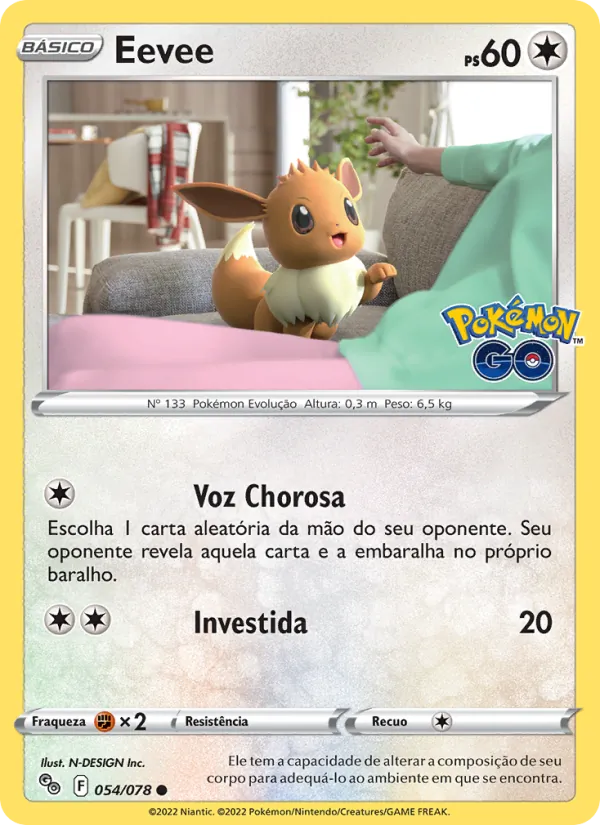 Eevee Pokémon GO 054/78