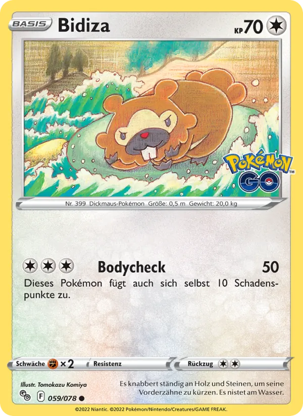 Bidiza Pokémon GO 059/78