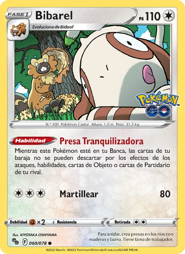 Bibarel Pokémon GO 060/78