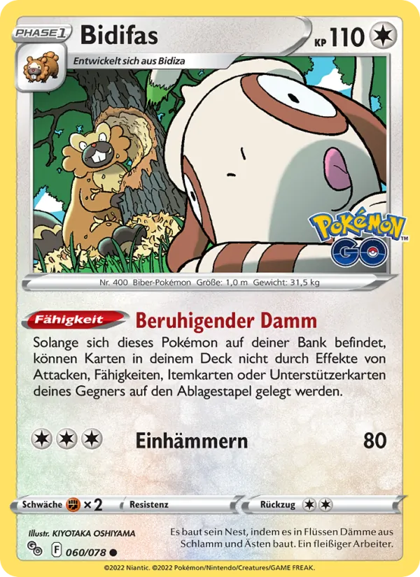 Bidifas Pokémon GO 060/78