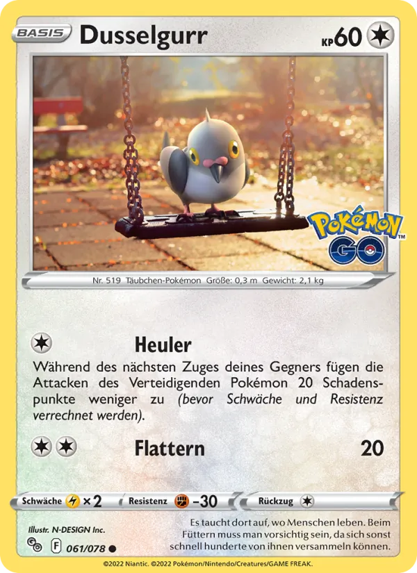 Dusselgurr Pokémon GO 061/78