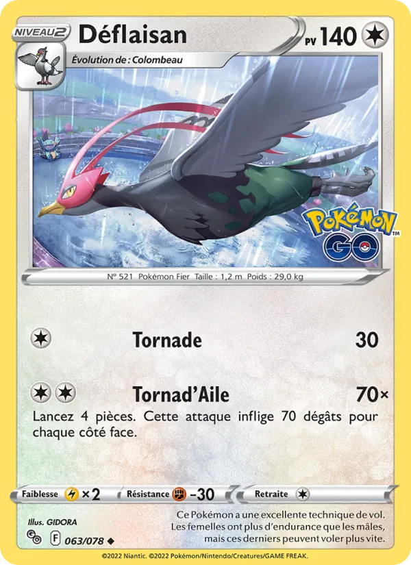 Déflaisan Pokémon GO 063/78