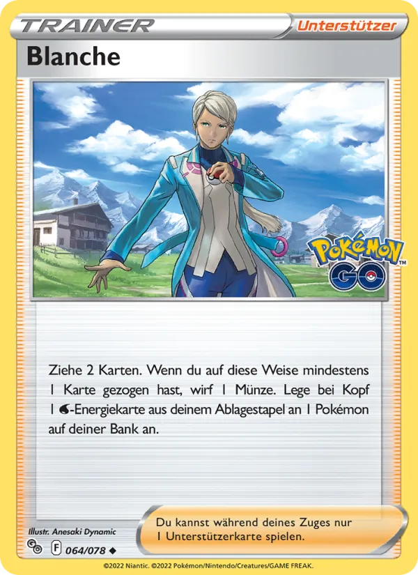 Blanche Pokémon GO 064/78